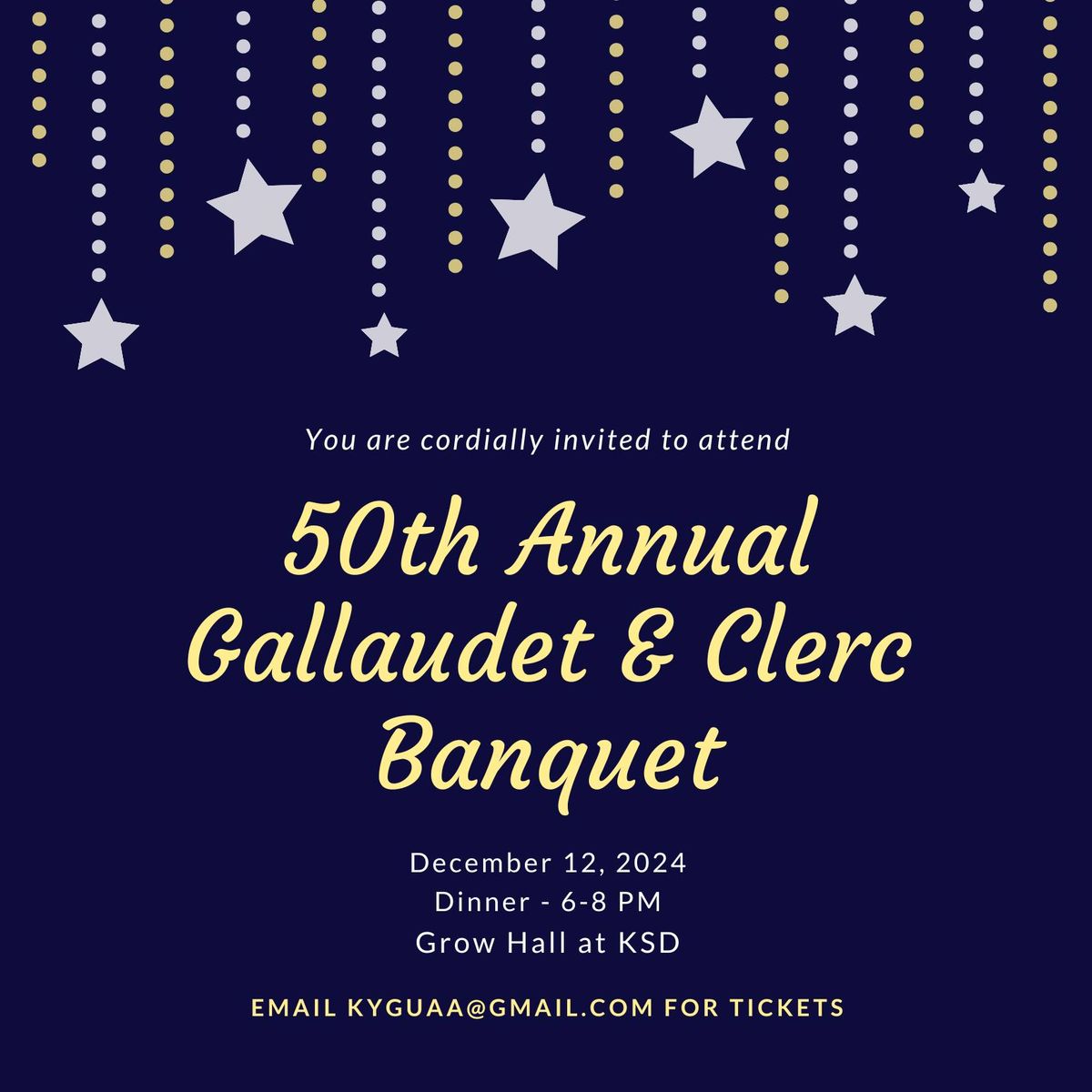 50th Annual Gallaudet & Clerc Banquet