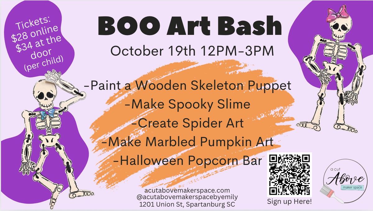 BOO Art Bash!