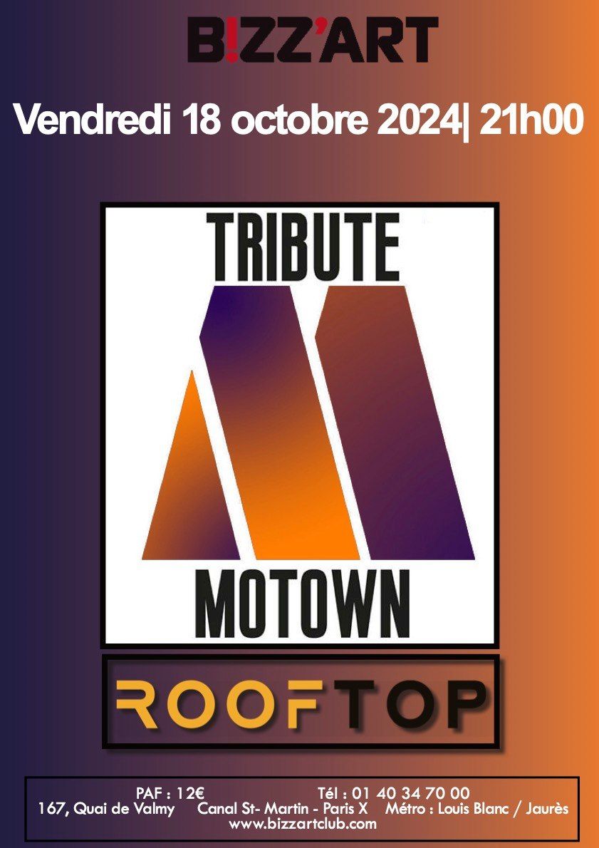 ROOFTOP TRIBUTE TO MOTOWN + FRESH & BOOGIE #2