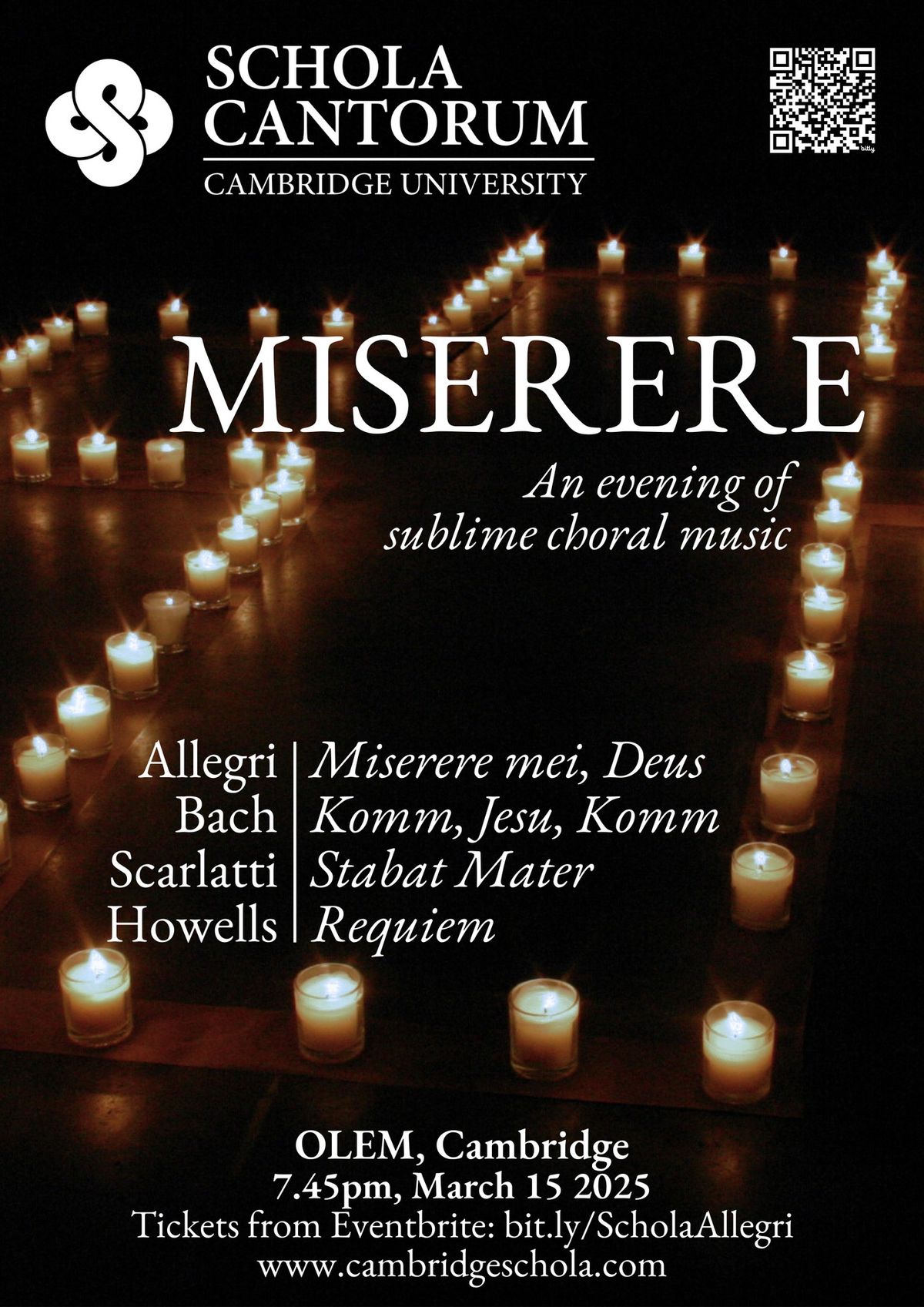 Miserere: An evening of sublime choral music