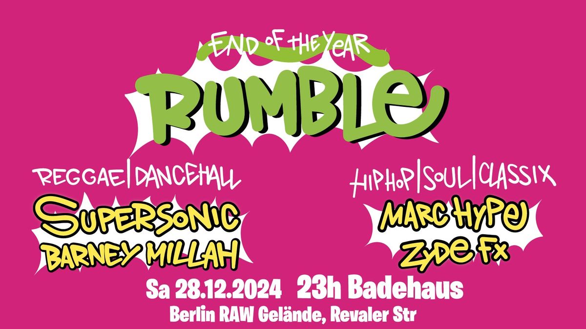 End of the Year RUMBLE 