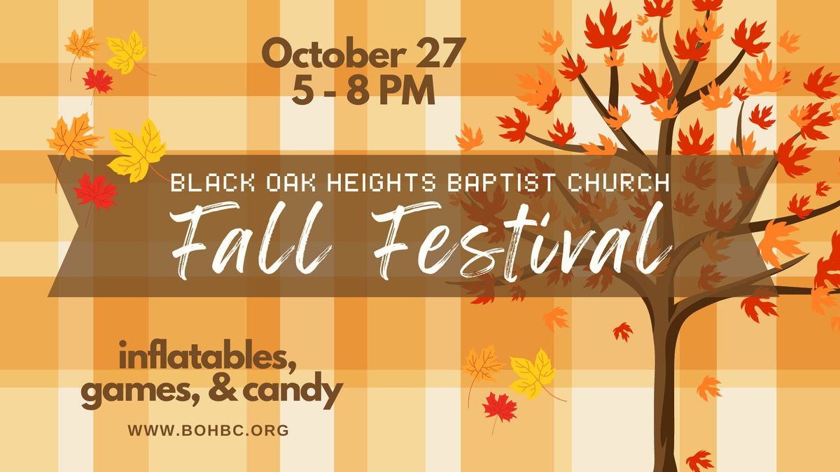 Fall Festival at Black Oak Heights Baptist Church