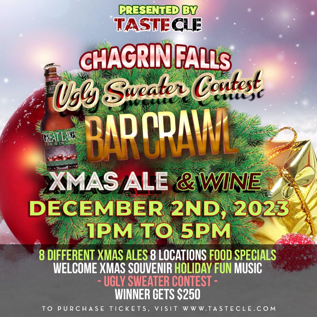 Ugly Sweater Christmas Ale Crawl Chagrin Falls 2024