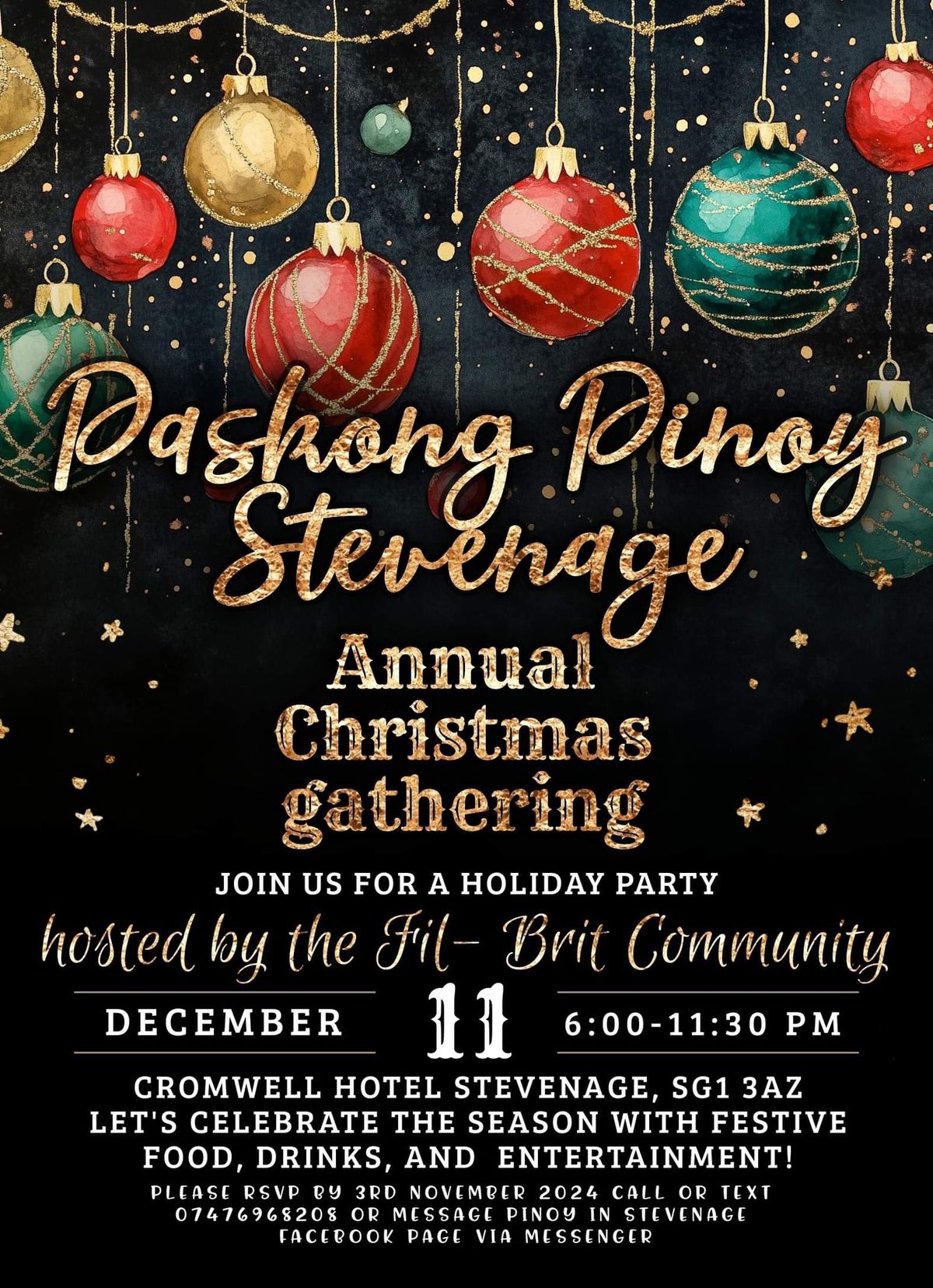 Paskong Pinoy Stevenage-Annual Christmas Gathering 