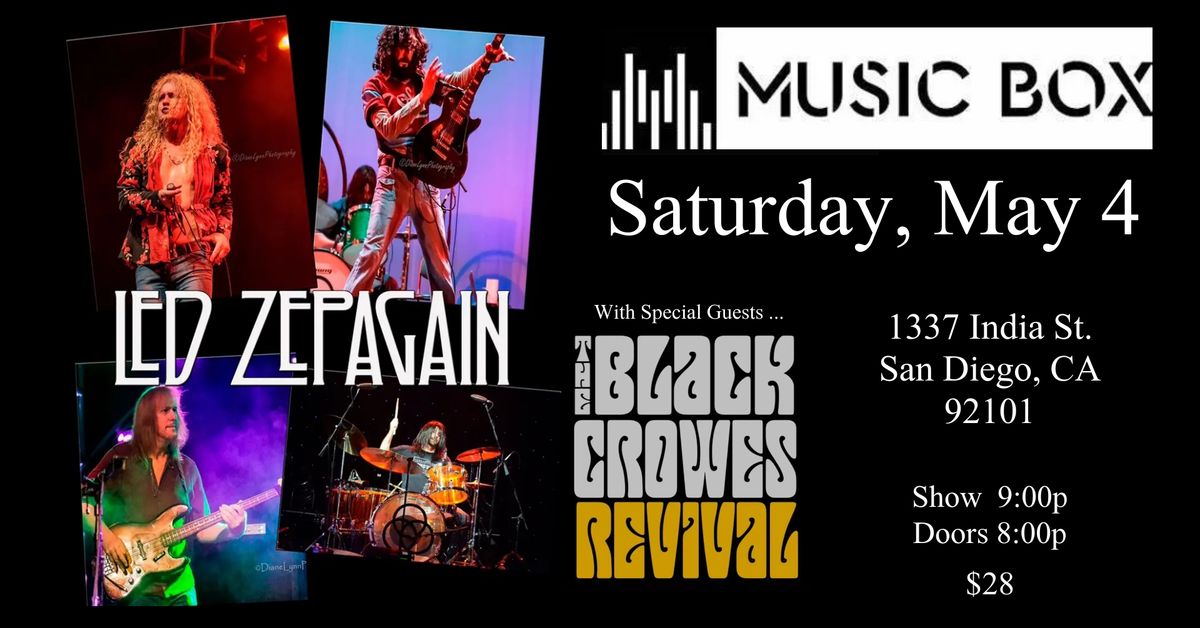 Led Zepagain & The Black Crowes Revival at The Music Box