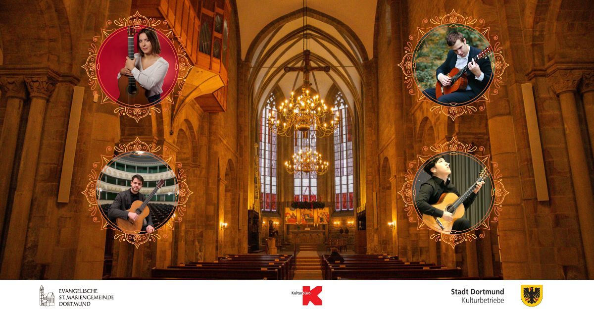 Gitarrenmusik in der Marienkirche - Konzert mit den Musikhochschulen aus NRW