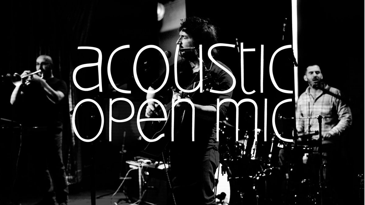 Acoustic Open Mic this week featuring The Pinkerton Raid