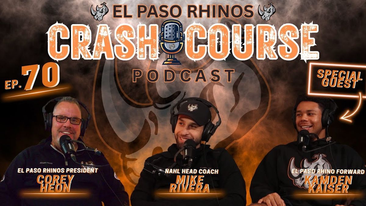 El Paso Rhinos at Oklahoma Warriors at Blazers Ice Centre