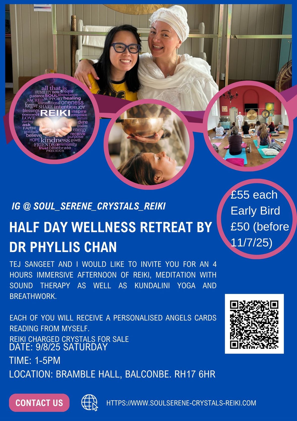 Half day wellness retreat by Dr Phyllis Chan 