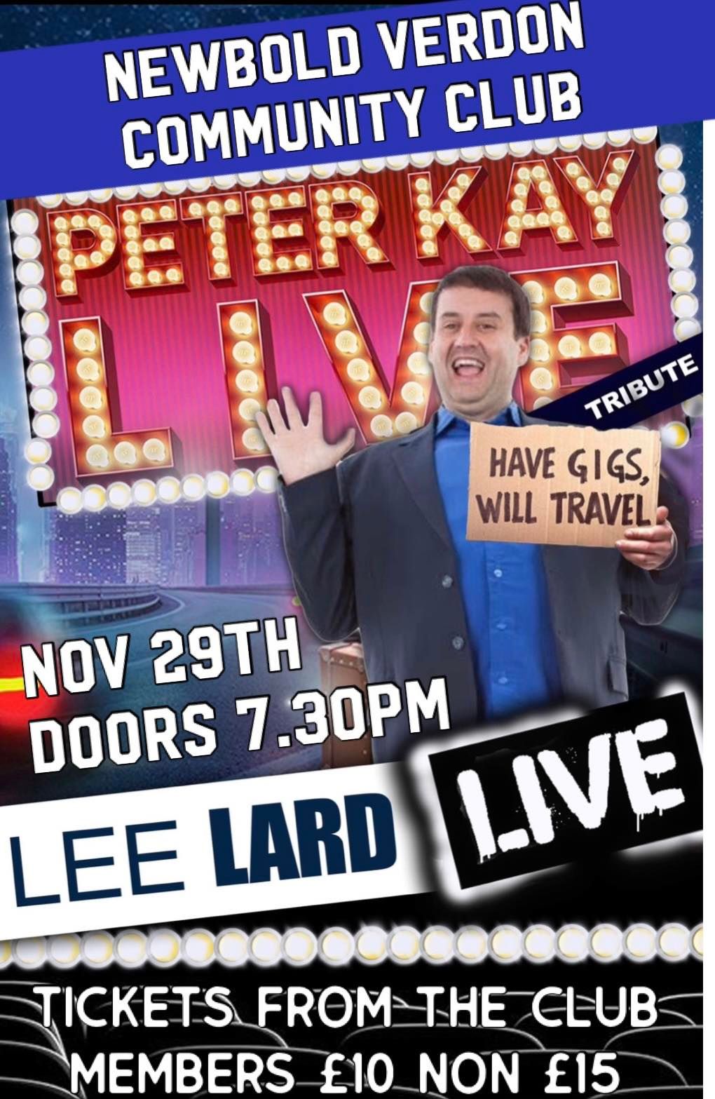 Lee Lard Peter Kay Tribute 