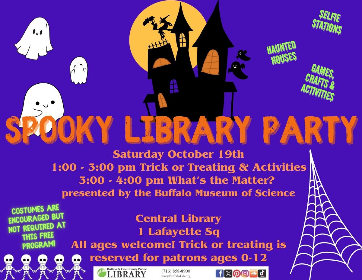 Spooky Library Party