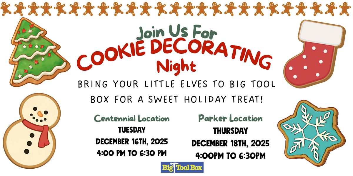 FREE Holiday Cookie Decorating Night for Kids \u2013 All Supplies Included!