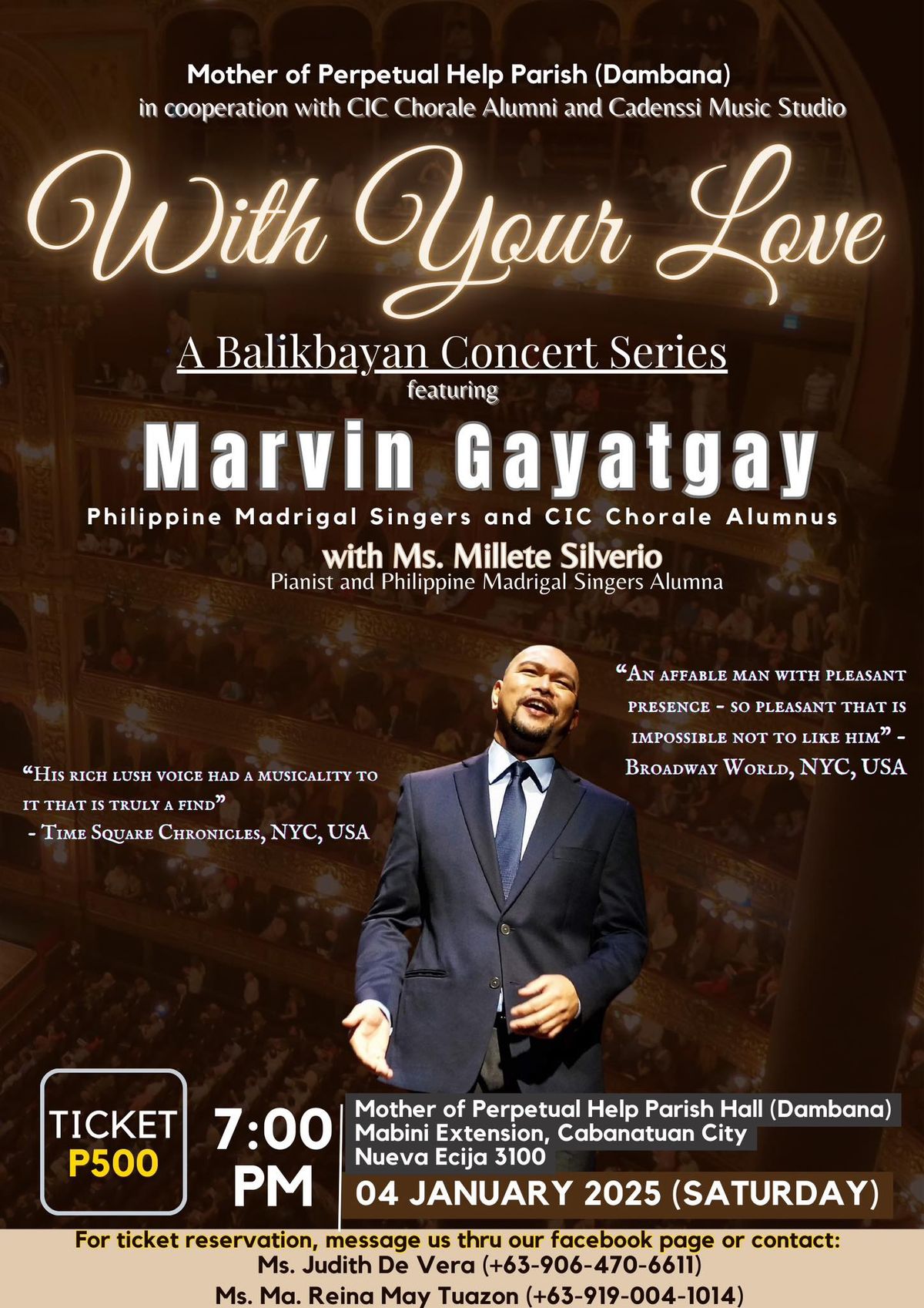 Marvin Gayatgay's Homecoming Concert