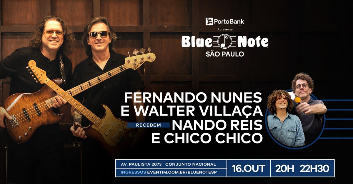 FERNANDO NUNES E WALTER VILLA\u00c7A RECEBEM NANDO REIS E CHICO CHICO 