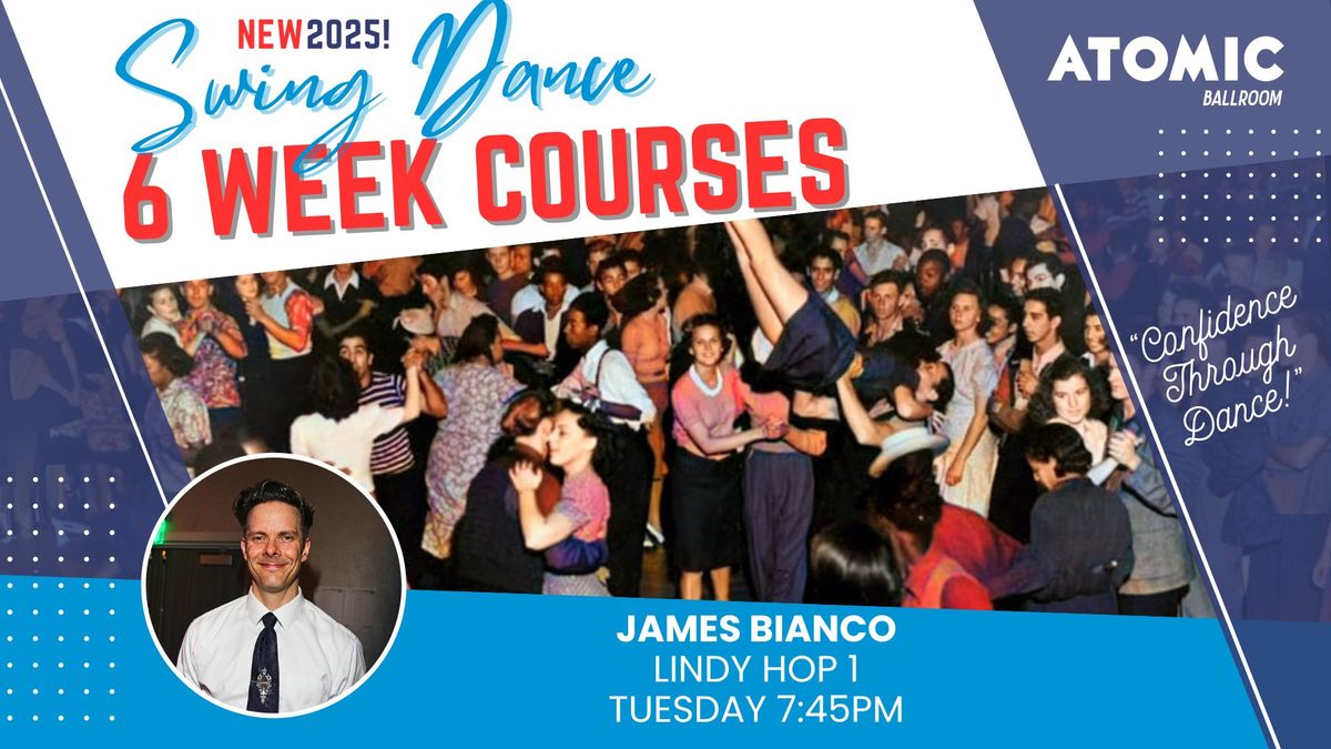 New 6-Week Lindy Hop Beginner Courses \u2022 ATOMIC Ballroom!