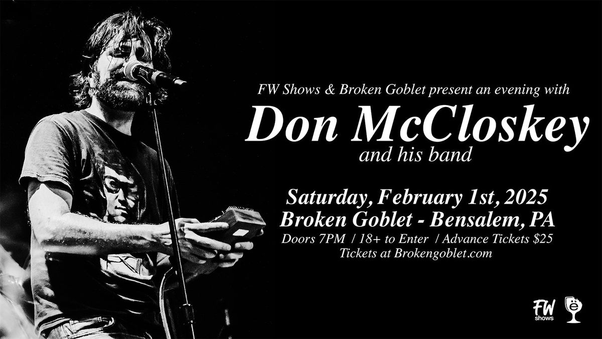 Don McCloskey and His Band at Broken Goblet