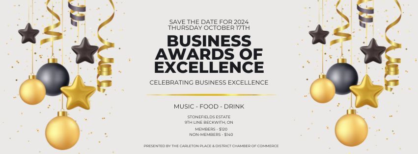 BUSINESS AWARDS OF EXCELLENCE!