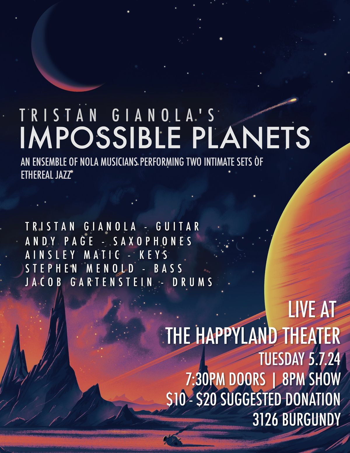 Tristan Gianola's Impossible Planets - Two Sets
