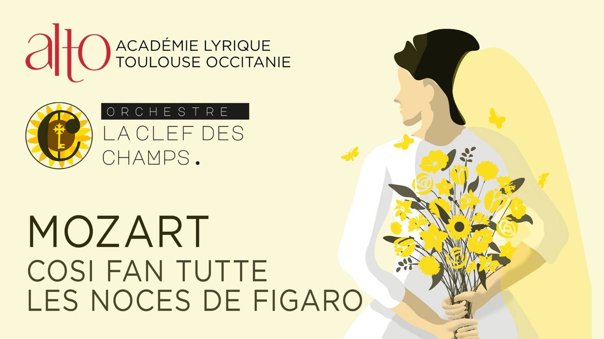 MOZART : Les Noces de Figaro, la Fl\u00fbte enchant\u00e9e, Cos\u00ec fan tutte...