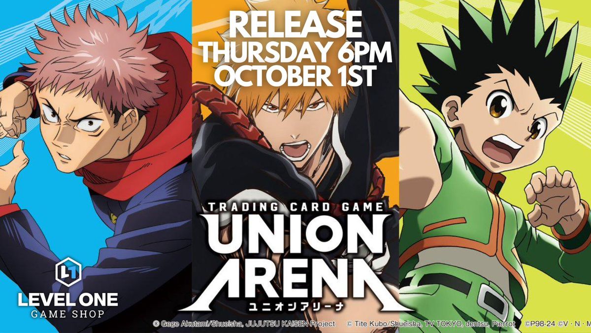 Level One - Union Arena TCG Bleach and Hunter X Hunter Release