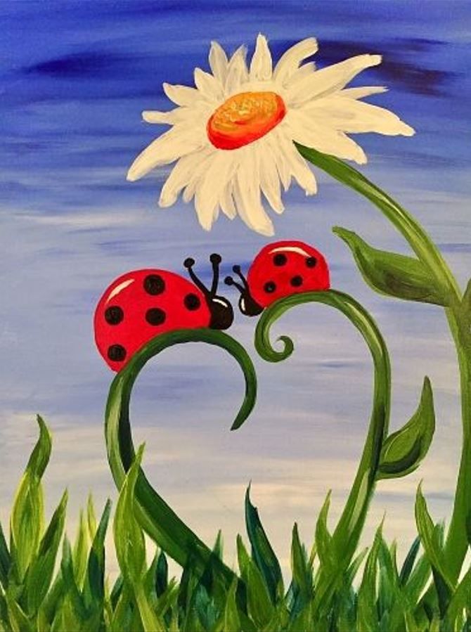 Ladybugs and a Daisy (Children's Class)