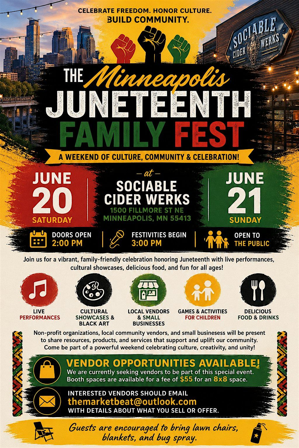 THE MINNEAPOLIS JUNETEENTH FAMILY FEST