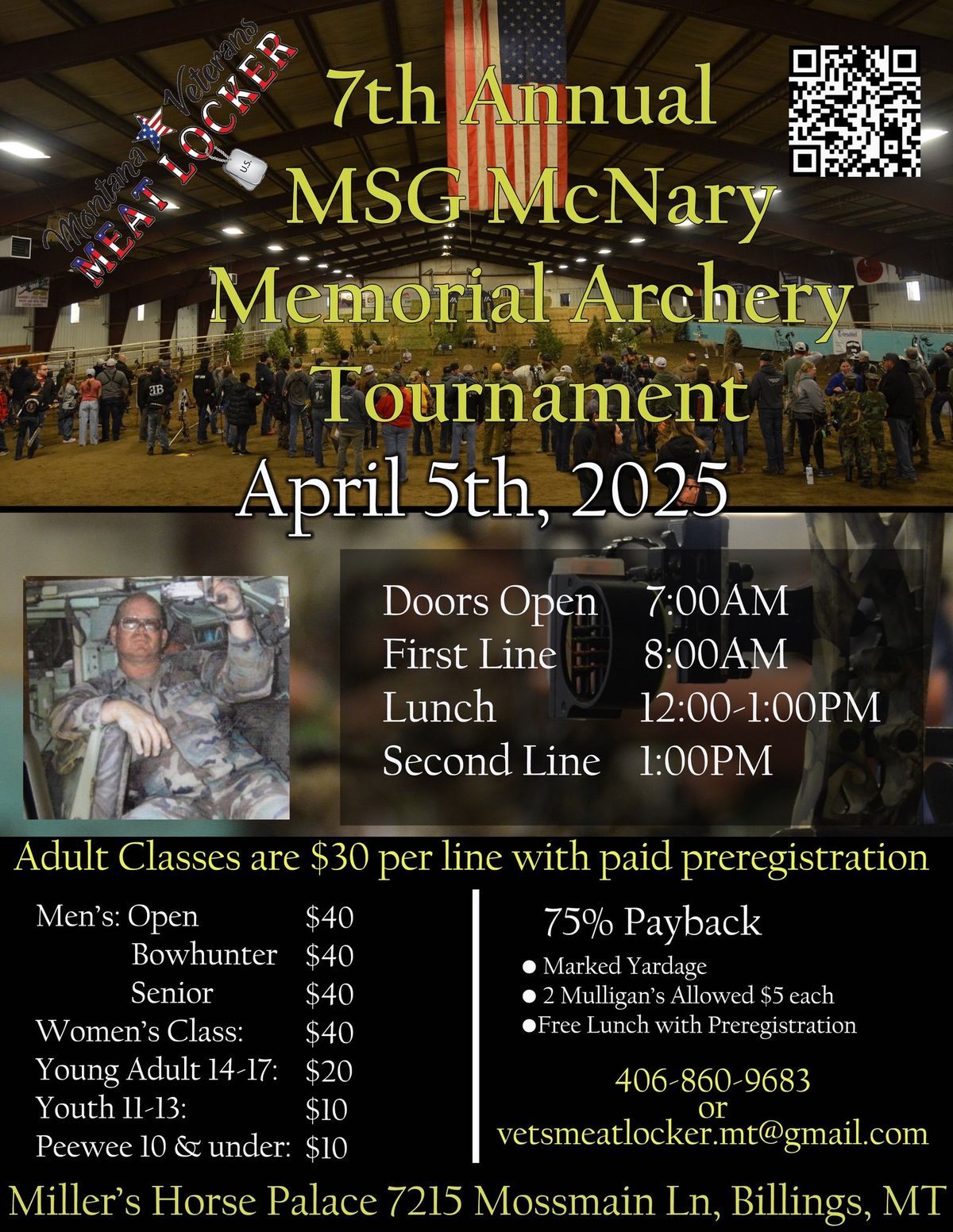 7th Annual MSG McNary Memorial Indoor Archery Tournament