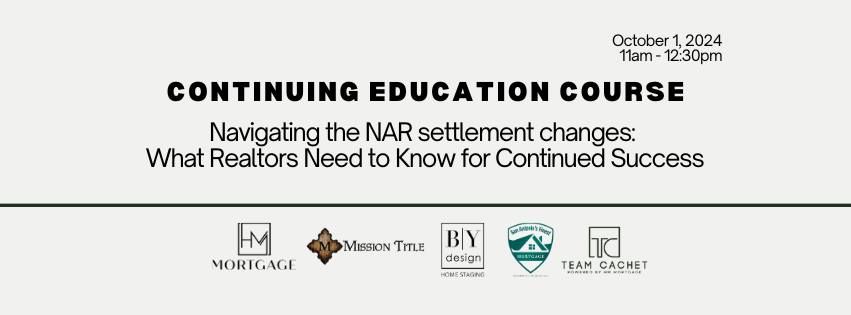 CE Course: Navigating the NAR Settlement Changes