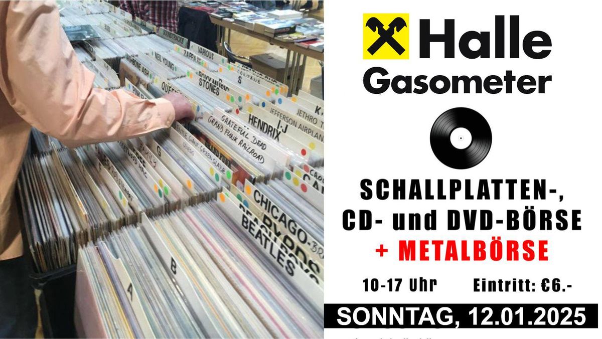 SCHALLPLATTEN, CD & DVD-B\u00d6RSE + METALB\u00d6RSE