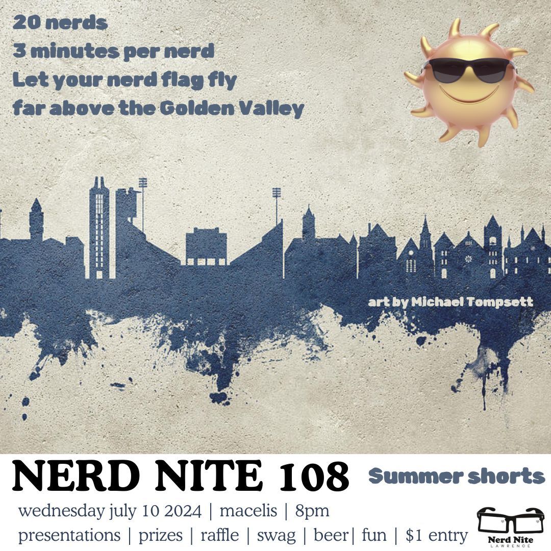 Nerd Nite 108: Summer Shorts!