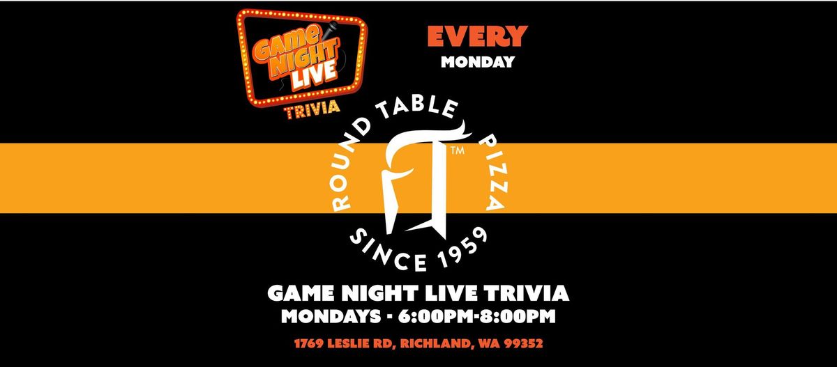 Game Night Live Trivia at Round Table Pizza!