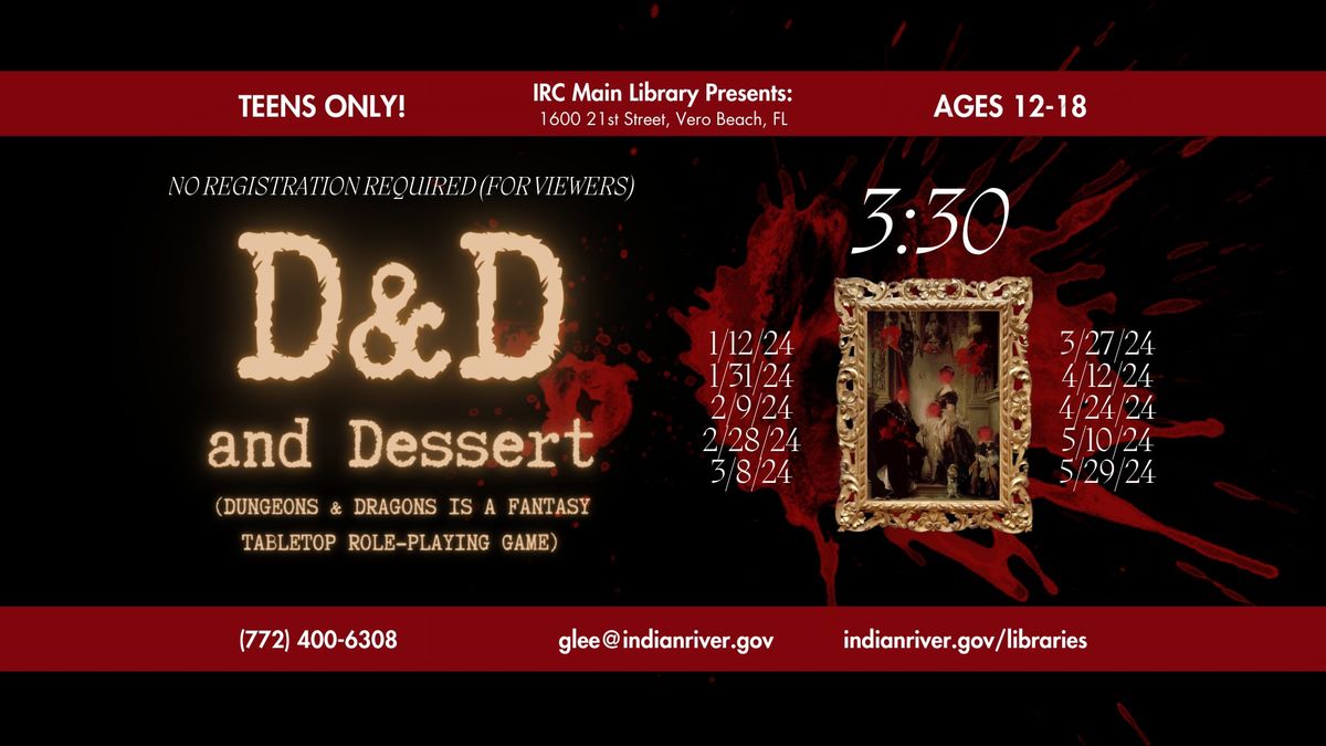 D & D and Dessert