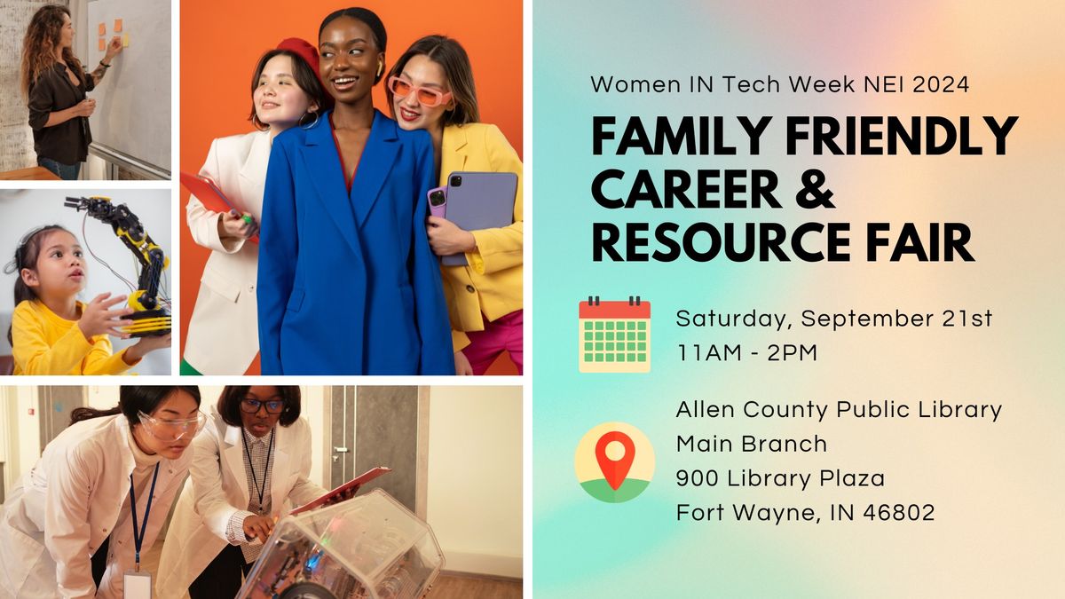 Family-Friendly Career & Resource Fair | Women IN Tech Week