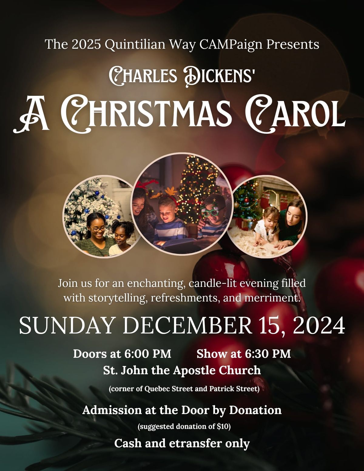 A Christmas Carol - Live, Candlelit Reading