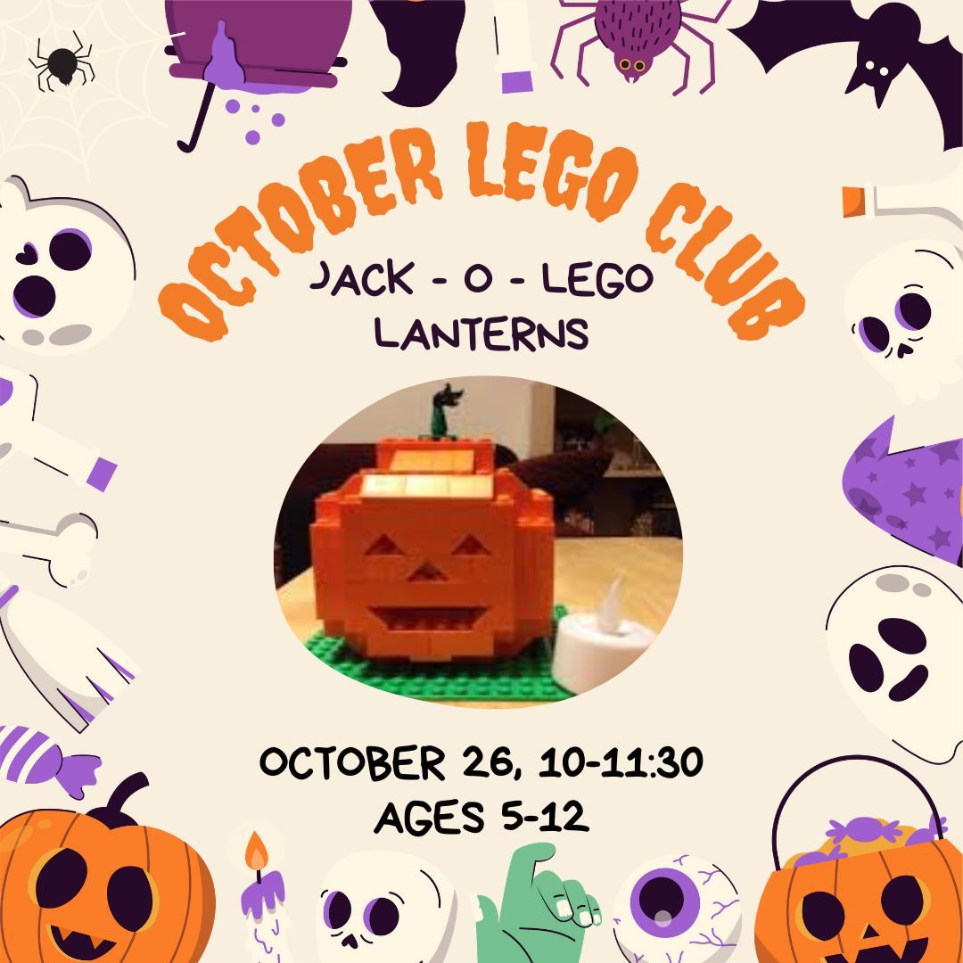 October Lego Club: Lego Jack-o-Lanterns