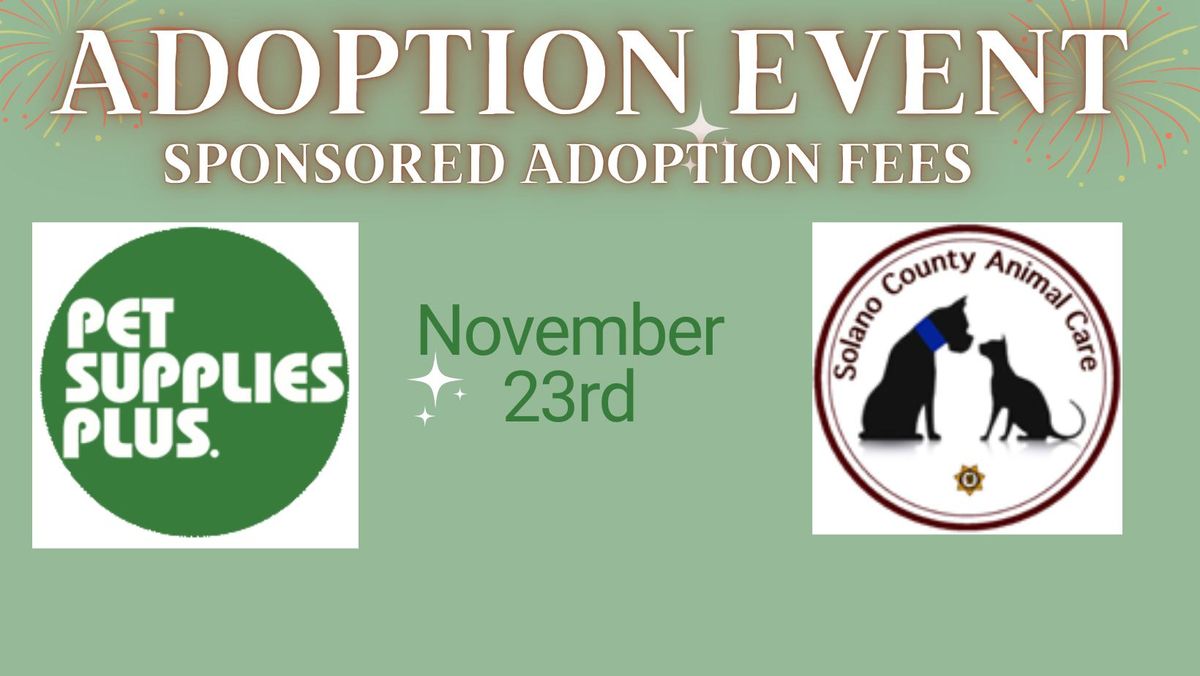 Pet Supplies Plus FREE ADOPTION EVENT 