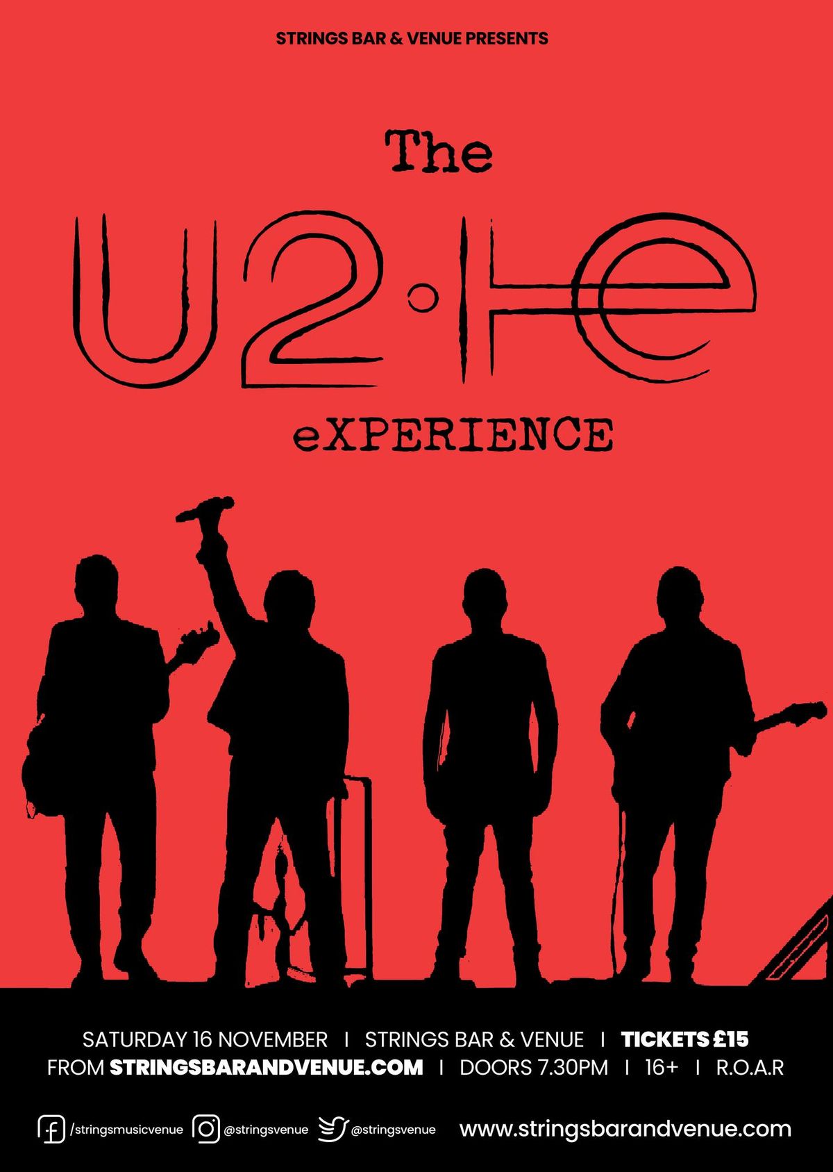 U2 Experience Live at Strings Bar & Venue