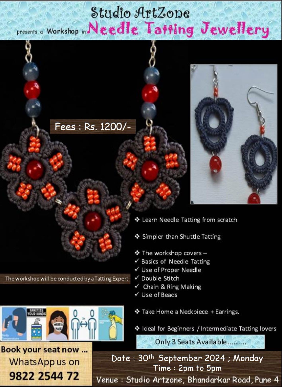 Needle Tatting Jewellery