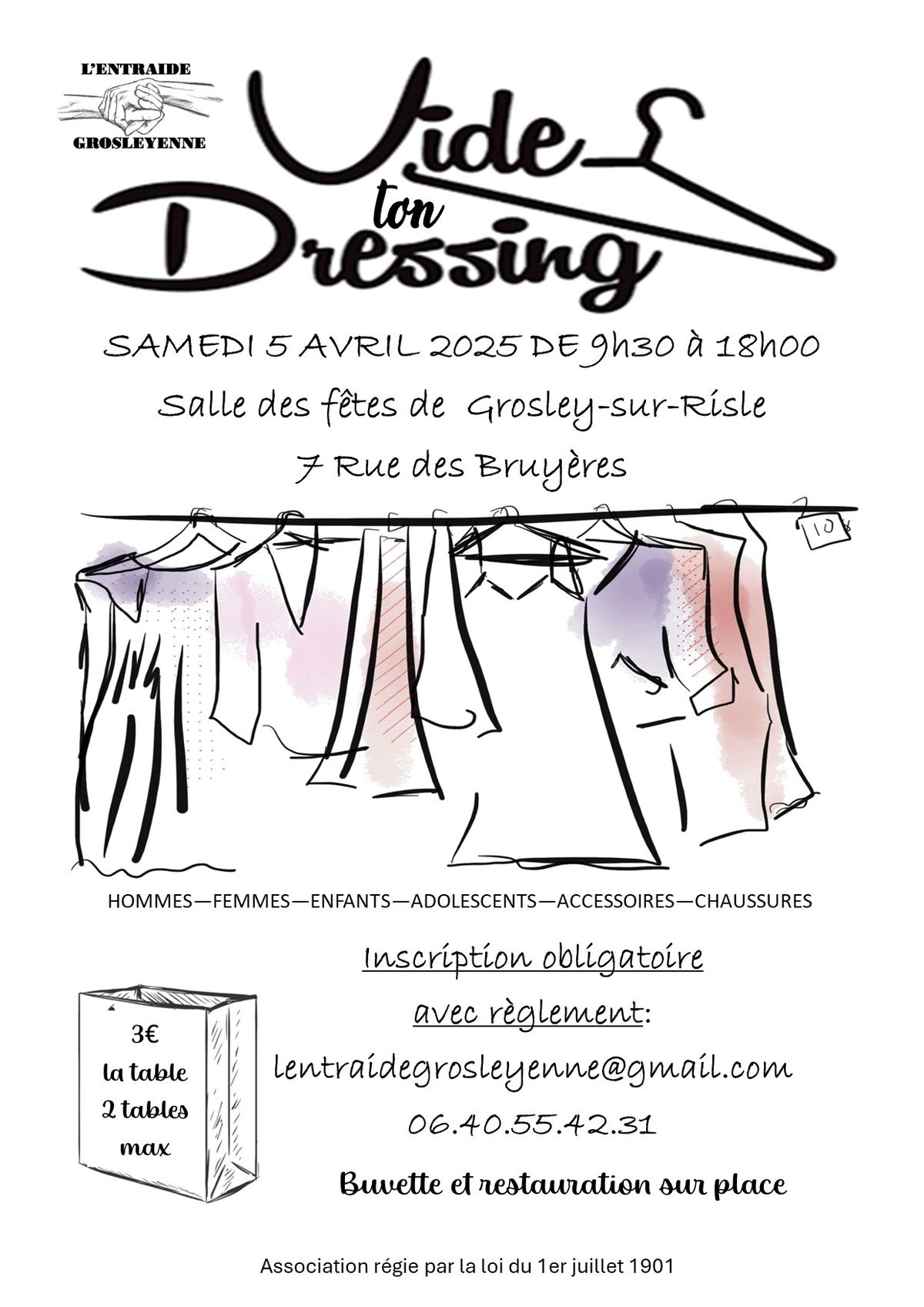 Vide ton dressing