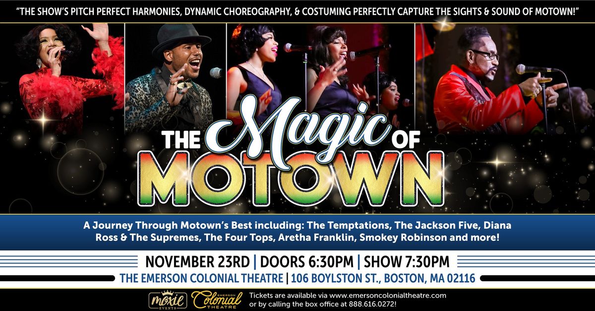 The Magic of Motown - Boston, MA