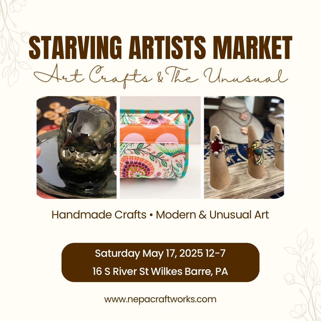 Starving Artists Market  Art Craft & The Unusual 