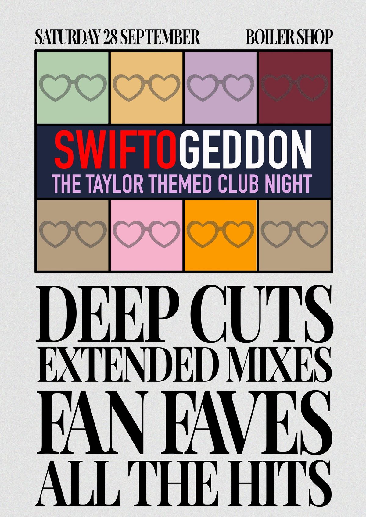 Swiftogeddon - The Taylor Themed Club Night