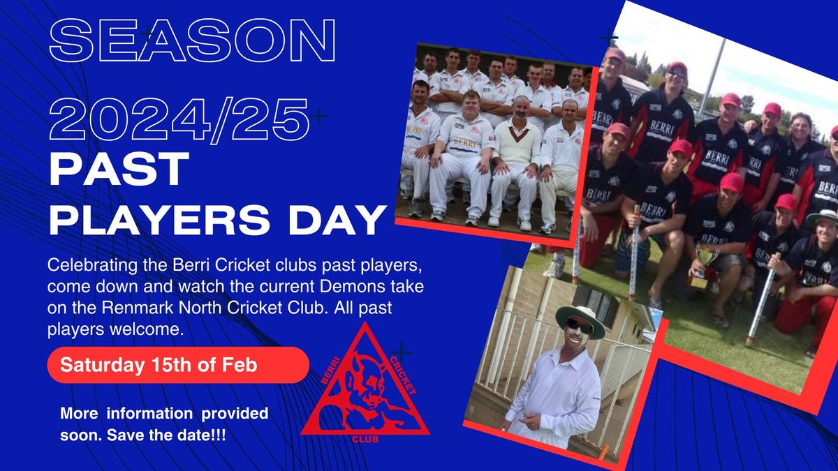 Berri CC Past Players Day