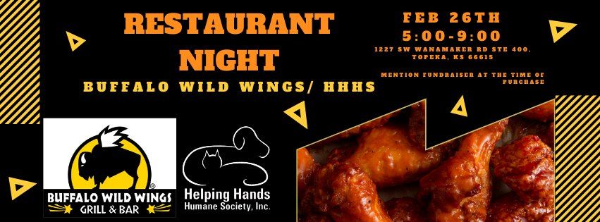 Buffalo Wild Wings Dine to Donate