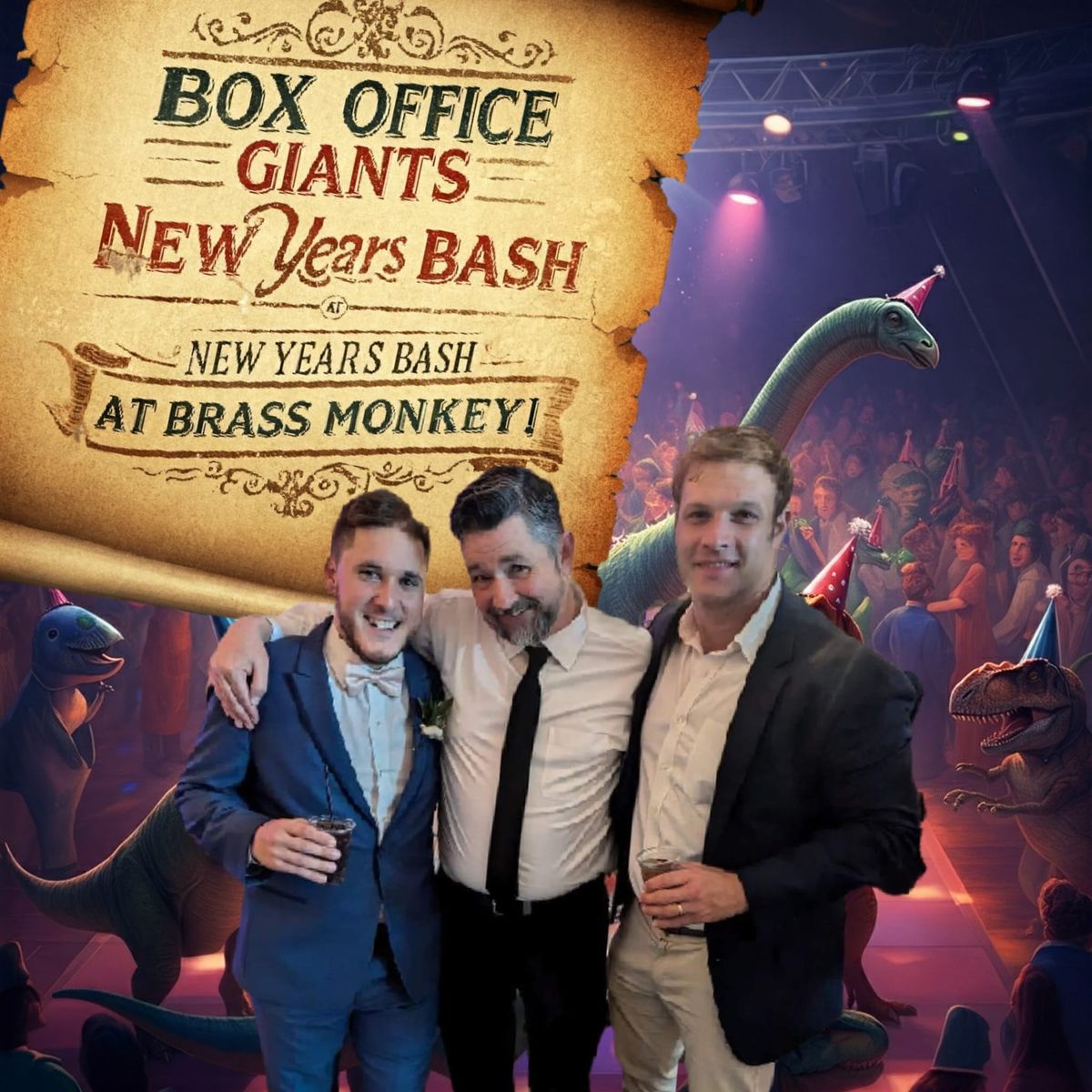 A Very Brass Monkey Box Office Giants New Year's Eve