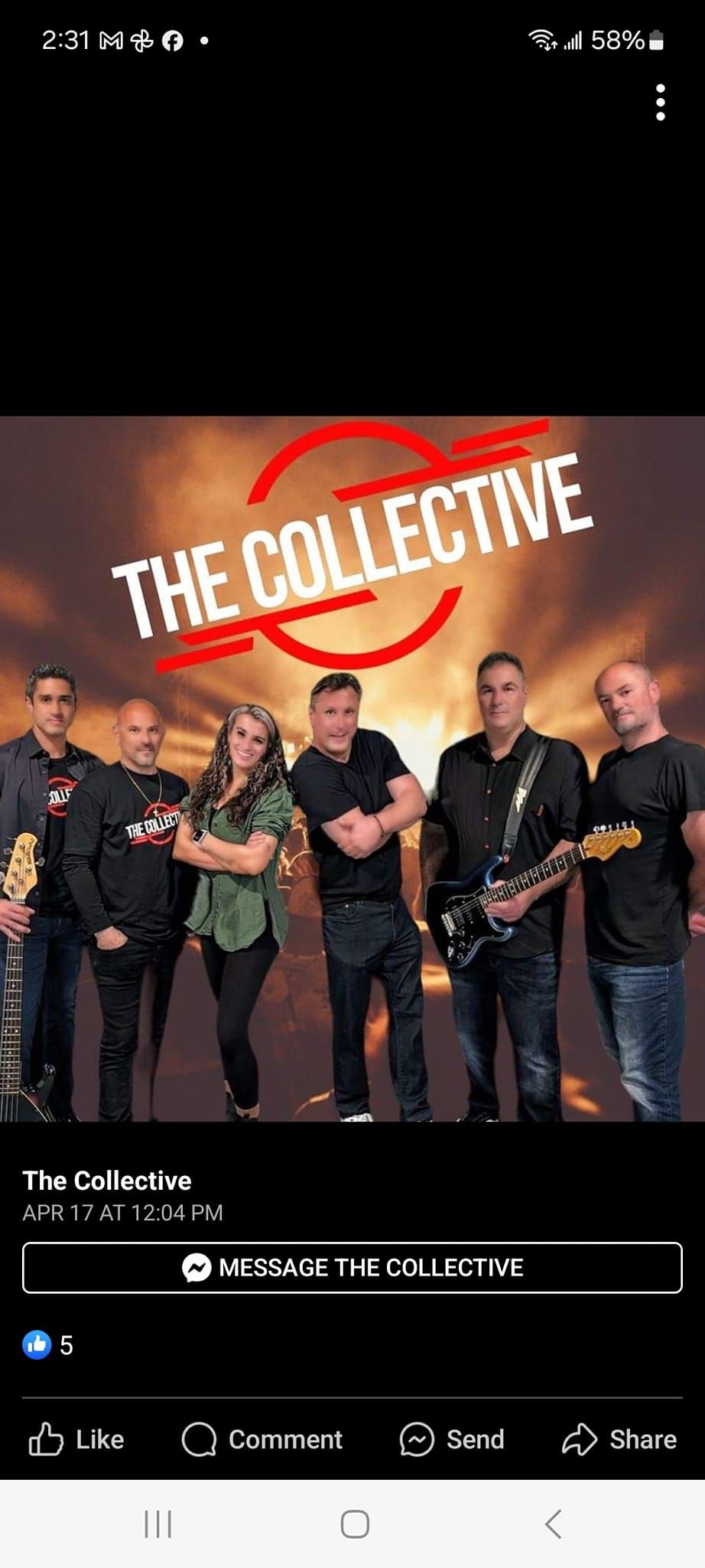 The Collective Rockin' at Rudi's Bar and Grill!!!