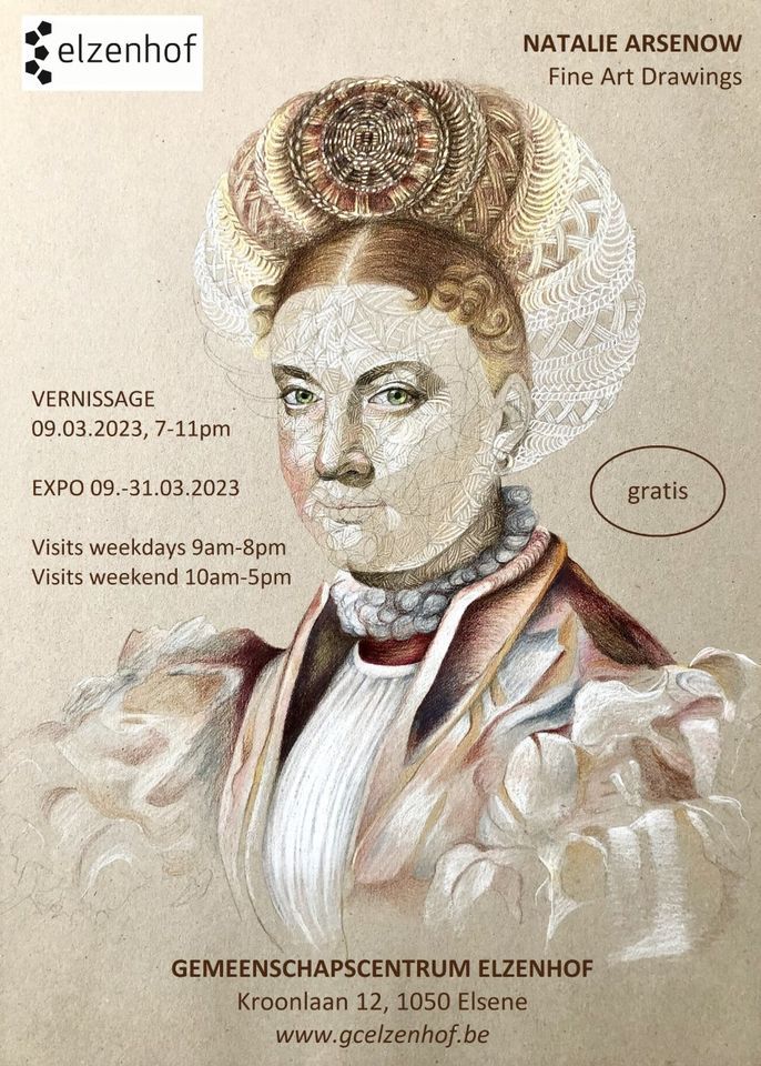 VERNISSAGE 'Women of the World' Natalie Arsenow (fine art drawings)