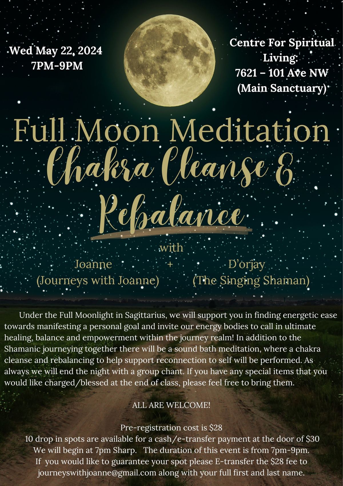 Full Moon Meditation Chakra Cleanse & Rebalance