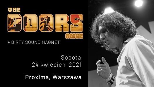 The Doors Alive - Proxima, Warszawa, PL - zmiana daty