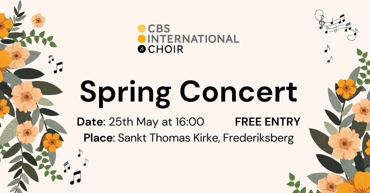 Spring Concert 2024 - CBS International Choir \ud83c\udfb6